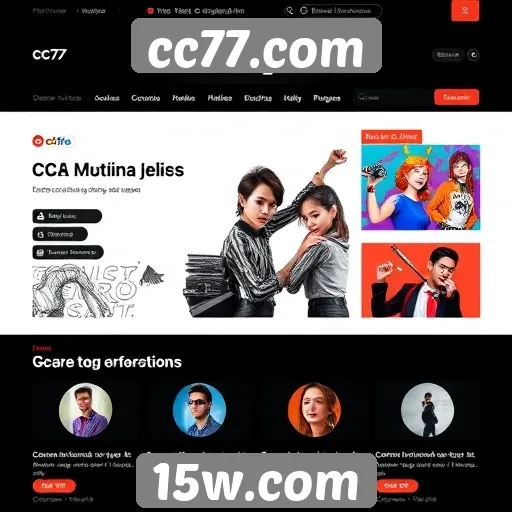 Evolução do design do cc77.com ao longo do tempo